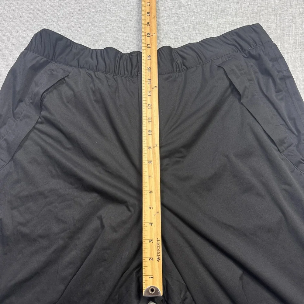 Adidas Rain Pants Mens XL‎ Black CLIMAPROOF Water Resistant Elastic Waist